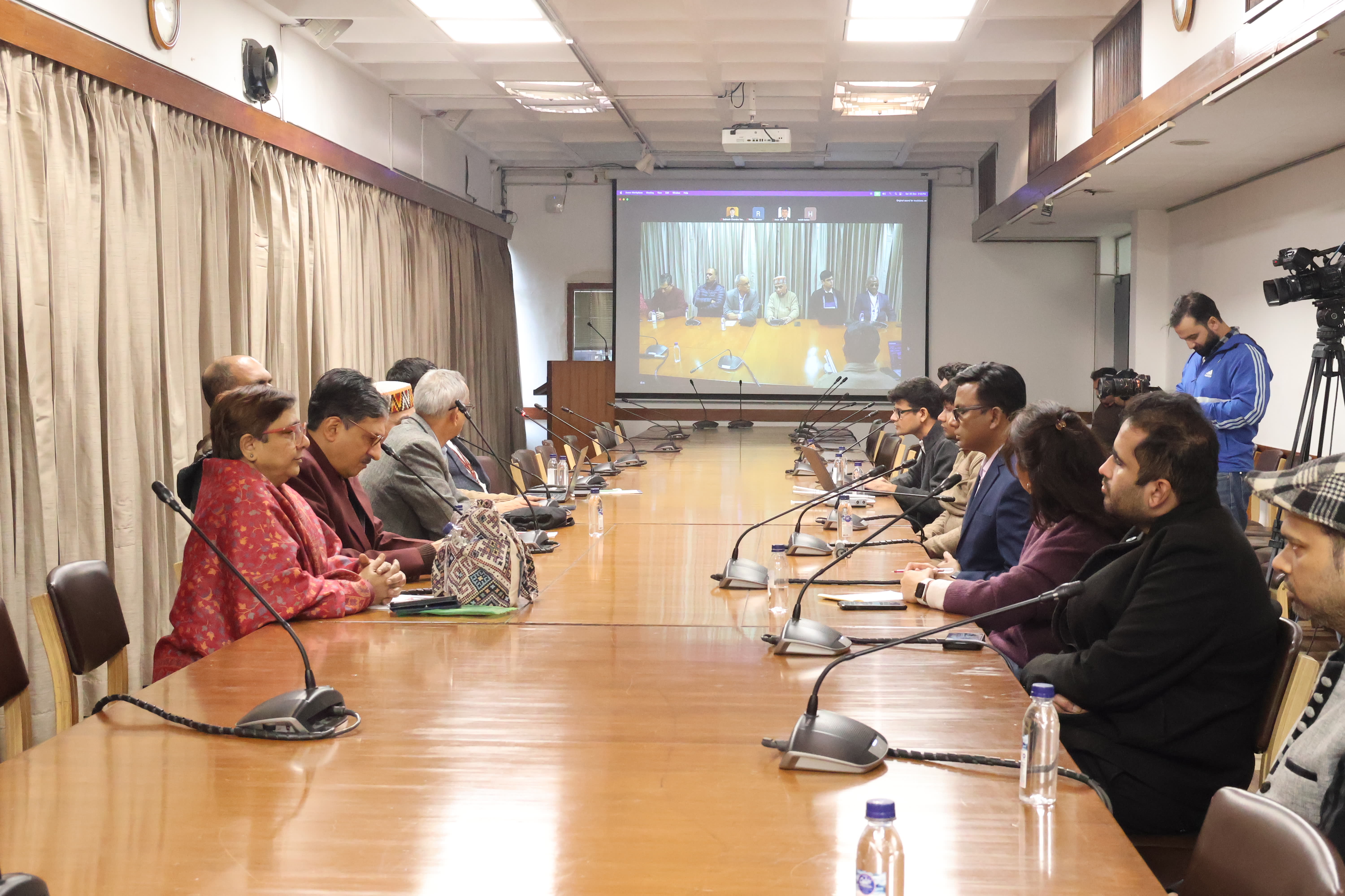 A roundtable discussion held at India International Centre, New Delhi.
