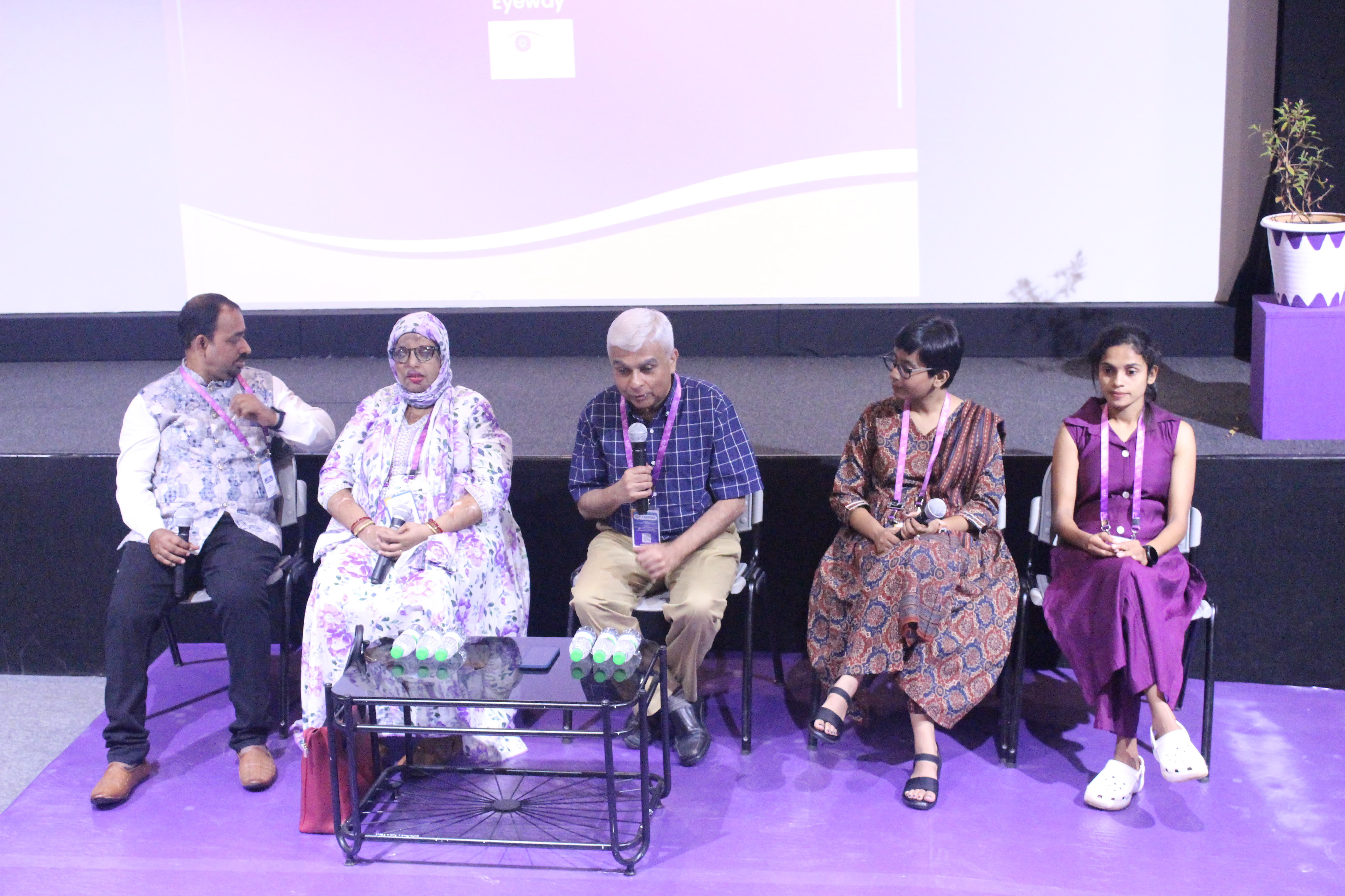 George Abraham conducting a session at Purple Fest, Goa, in 2025.
